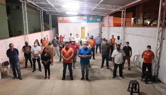 Reunião do Avante para discutir as eleições municipais em Teresina.