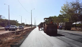 Obras na BR-343