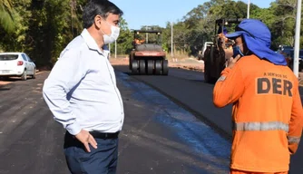 Wellington Dias visita obras da BR-343 e anuncia conclusão até o Natal