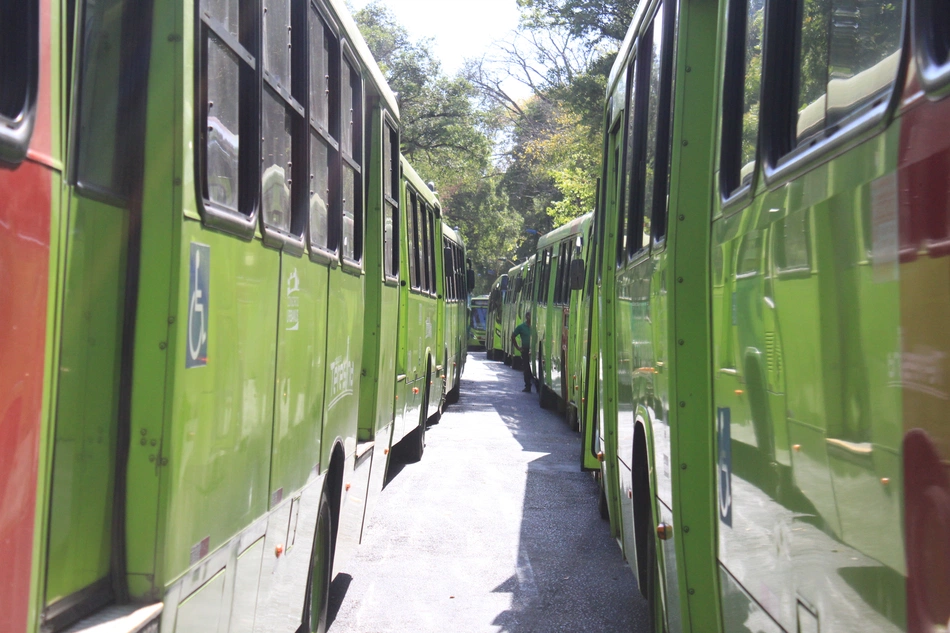 Paralisação dos ônibus