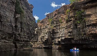 Parque Estadual, Cânion do Rio Poti, no município de Buriti dos Montes, Piauí.