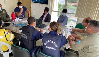 Reunião da Secretaria de Segurança Pública.