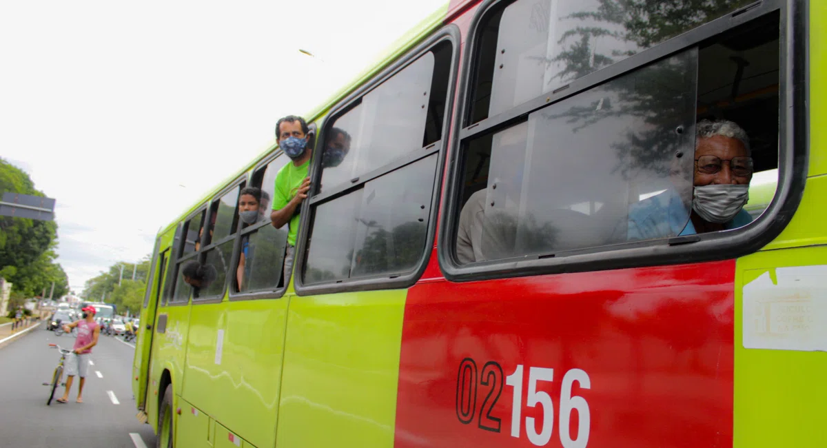 Manifestação dos profissionais do transporte público