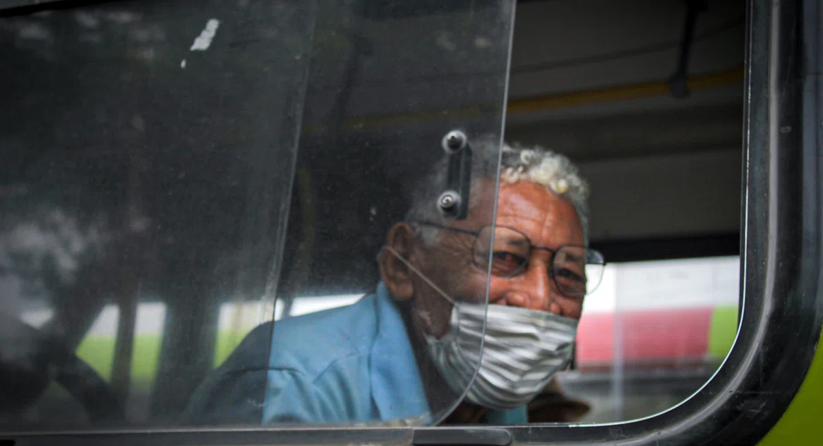 Manifestação dos profissionais do transporte público