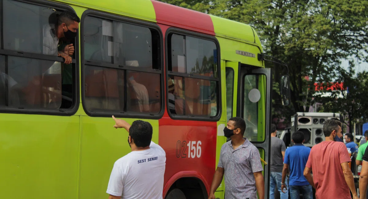 Manifestação dos profissionais do transporte público