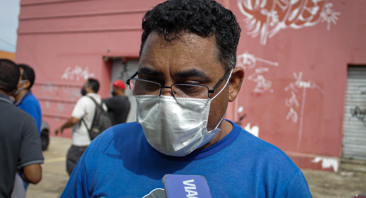 Sérgio Brito, manifestante