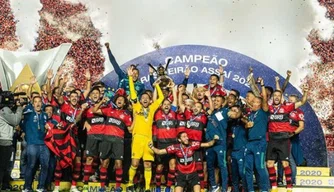 Flamengo garante o título do Campeonato Brasileiro.