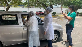 Comissão Covid-19 do TCE-PI fiscaliza postos de vacinação em Teresina.