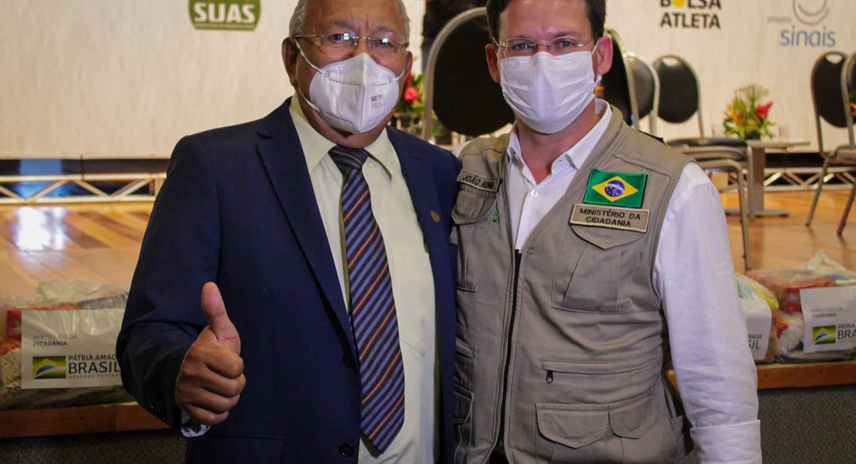 Ministro da Cidadania, João Roma e prefeito de Teresina, Dr pessoa