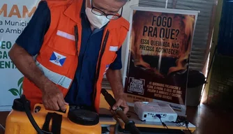 SEMAM realiza ações educativas contra queimadas na zona Rural de Teresina.