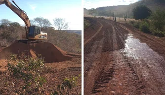 Obras na rodovia da Chapada do Mocambo em Picos