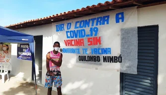 População quilombola é imunizada contra a Covid-19