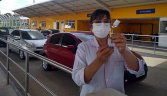 Vacinação contra Covid-19 em Teresina.