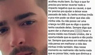 Resposta de Marcos Vitor por mensagem.