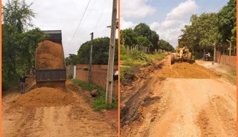 Obras na zona sul