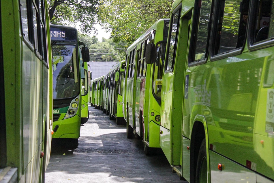 Manifestação dos motoristas e cobradores de Ônibus