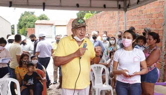 Dr. Pessoa em vistoria nas obras realizadas pela SAAD em Teresina.