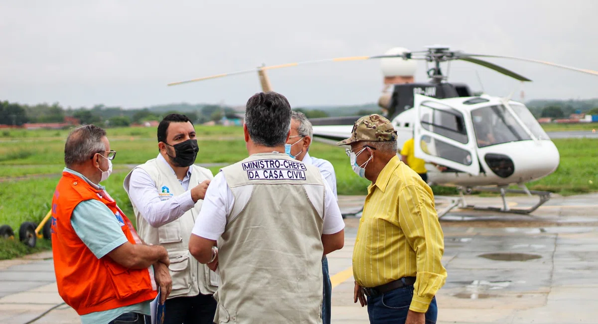 Ministros Ciro Nogueira e João Roma em Teresina