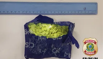 PF apreende 500 comprimidos de ecstasy em Teresina.