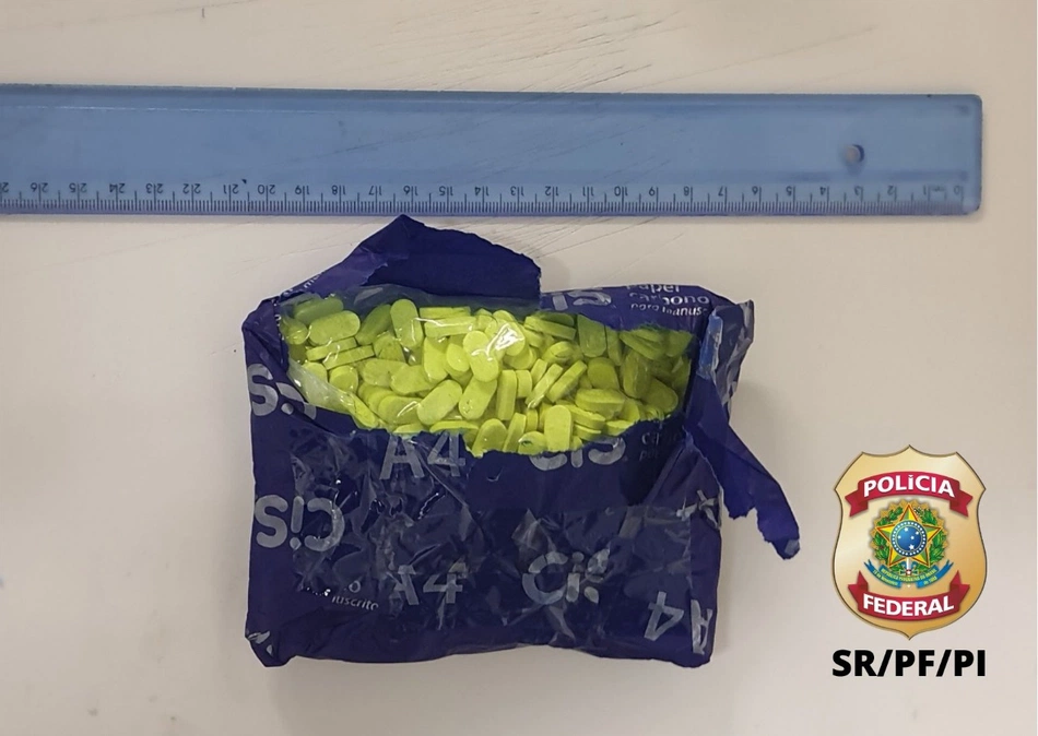 PF apreende 500 comprimidos de ecstasy em Teresina.