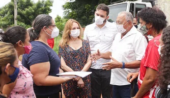 Dr. Pessoa autoriza execução de calçamentos na zona Norte de Teresina.