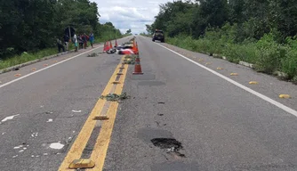 Acidente envolvendo moto deixa homem morto em Caxingó.