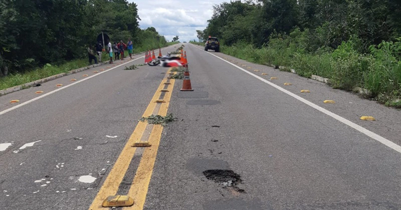 Acidente envolvendo moto deixa homem morto em Caxingó.