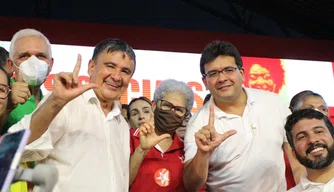 Lançamento das pré-candidaturas de Rafael Fonteles e Wellington Dias