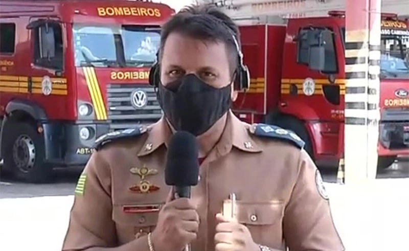Tenente-coronel Costa, do Corpo de Bombeiros do Piauí.