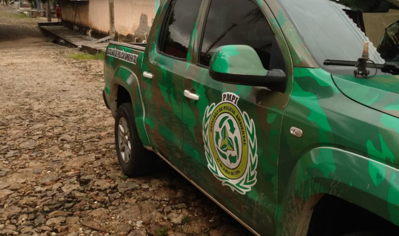 Polícia Ambiental resgata serpentes e jacarés em Teresina.