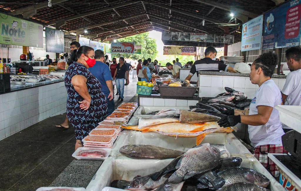 Movimentação no mercado do peixe