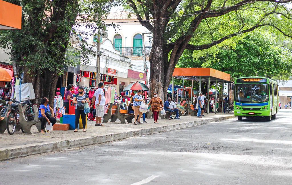 Circulação dos ônibus em Teresina