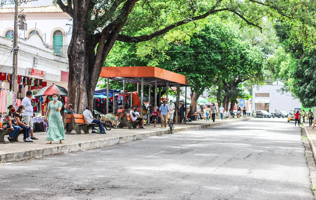 Circulação dos ônibus em Teresina