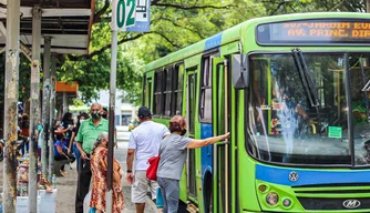 Circulação dos ônibus em Teresina