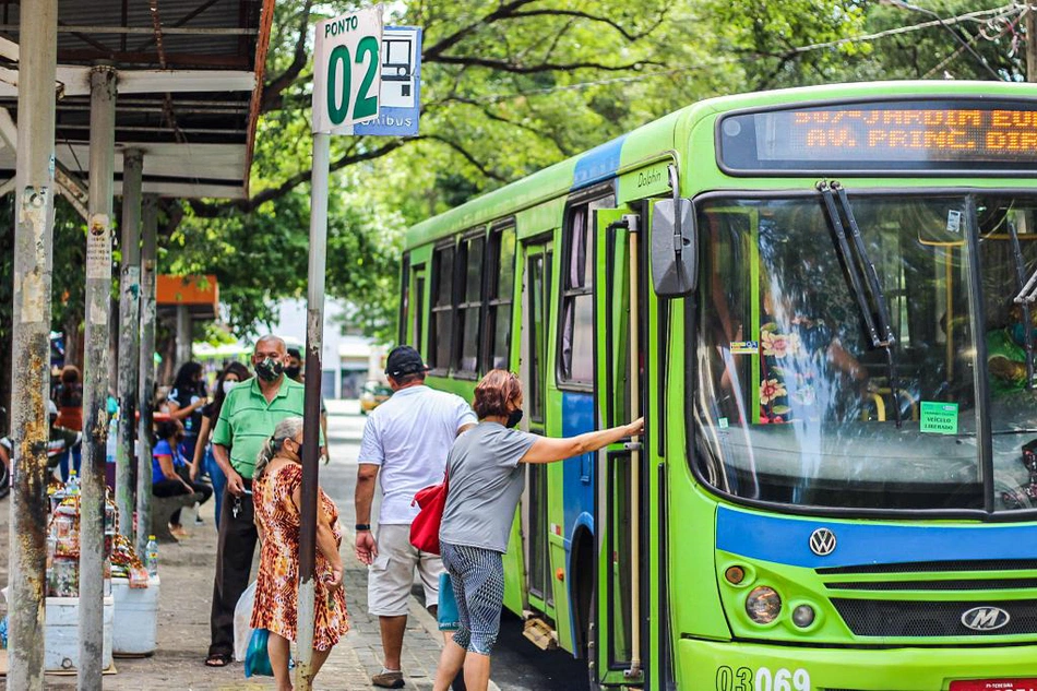 Circulação dos ônibus em Teresina