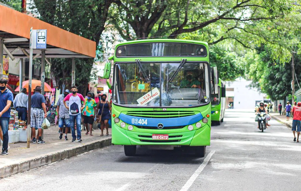 Circulação dos ônibus em Teresina