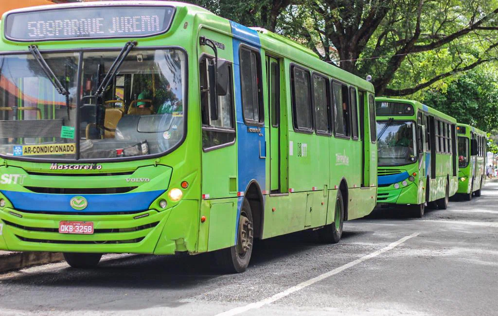 Circulação dos ônibus em Teresina