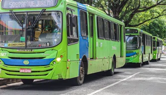 Circulação dos ônibus em Teresina