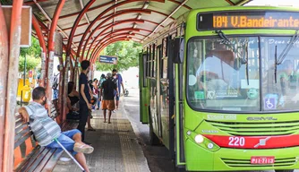 Circulação dos ônibus em Teresina