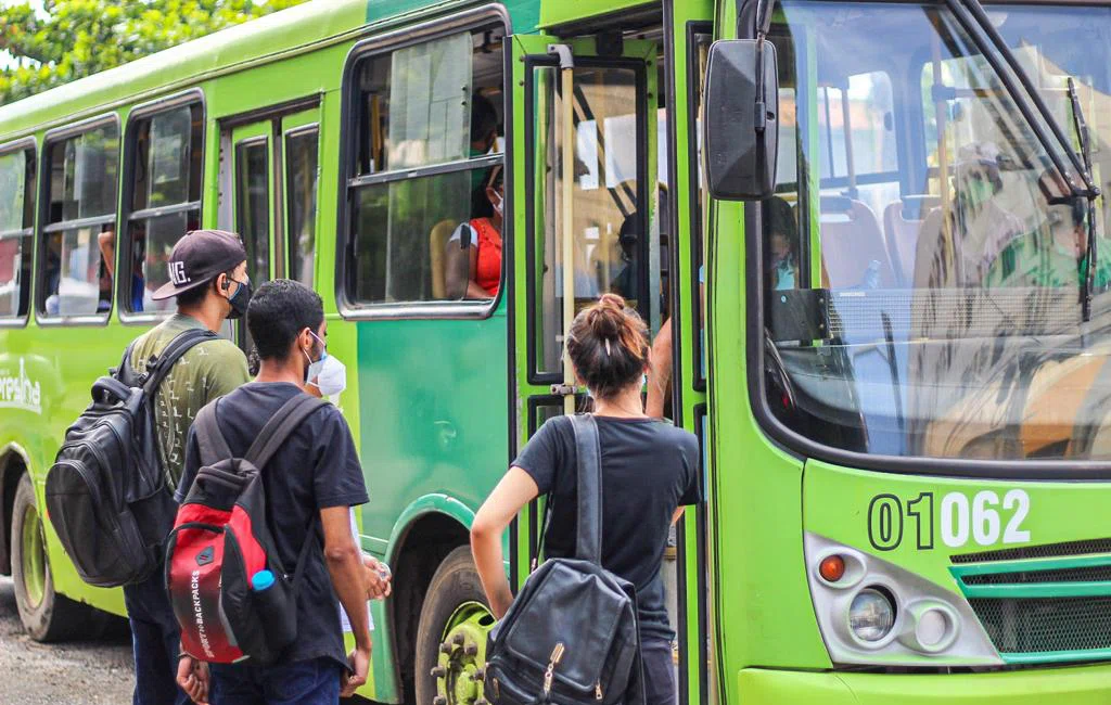 Circulação dos ônibus em Teresina