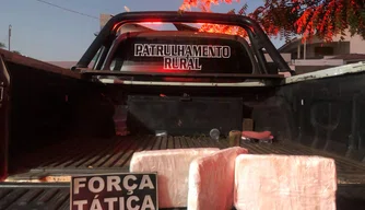 Droga é apreendida por Patrulhamento Rural