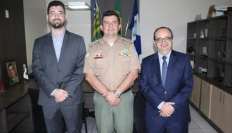 Encontro entre PM/PI e Defensória Pública.