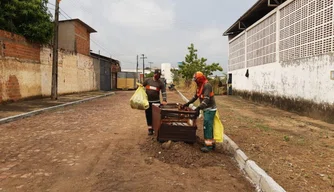 Limpeza na Zona Sudeste da capital