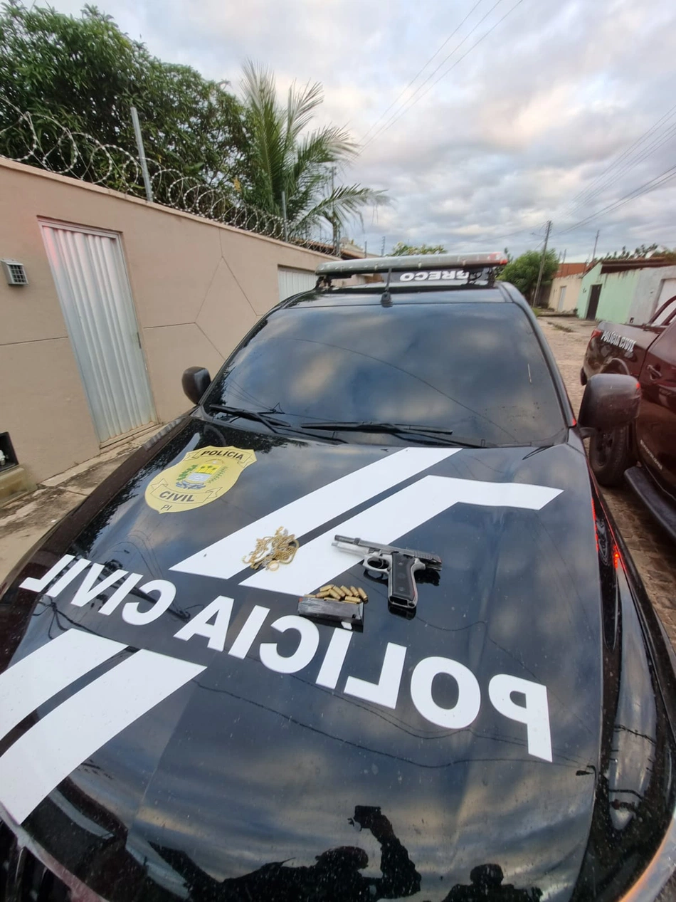 Greco cumpriu mandado em Teresina, nesta quarta-feira (25).