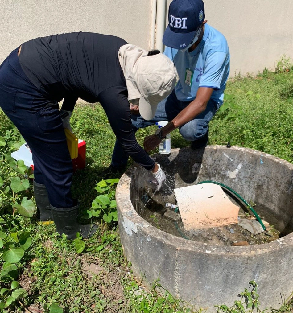 Fiscalização de Poços isolados na zona Sudeste de Teresina.