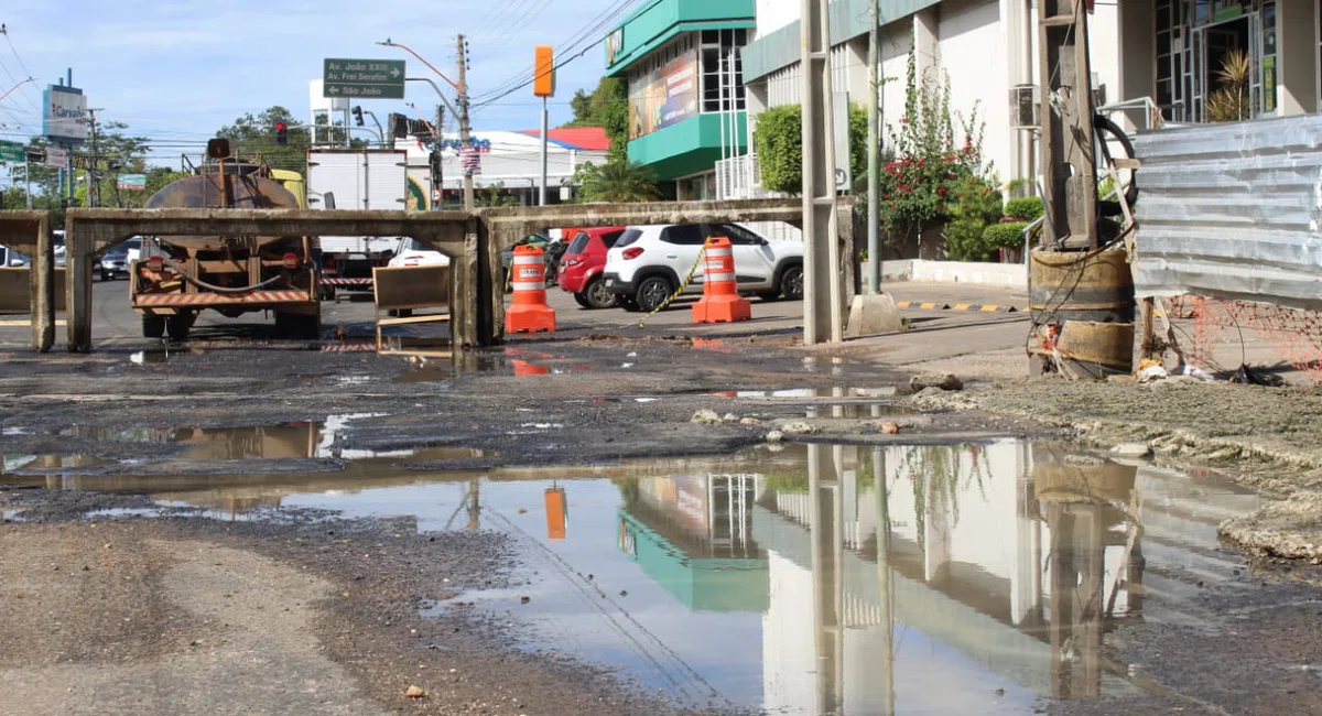 Trecho da Avenida Homero Castelo Branco é interditado para obras