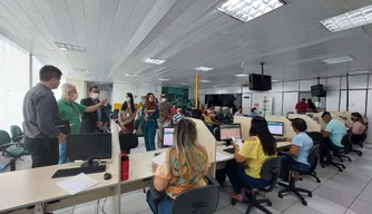 Visita do Ministério Público ao Detran-PI