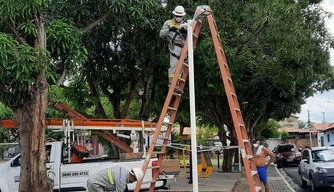 Roubo de cabos elétricos em Teresina