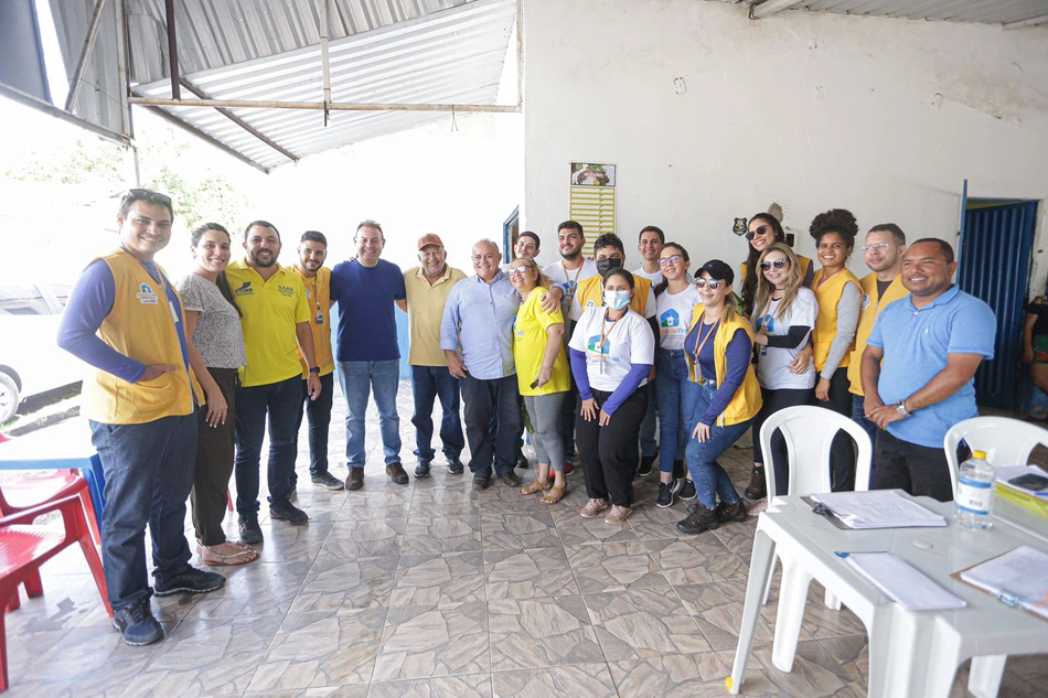 Cadastro de famílias no Residencial Betinho, zona Sul de Teresina