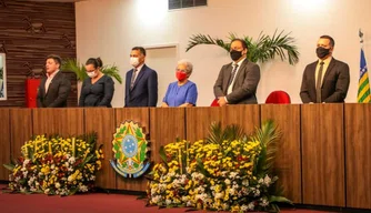 Governadora em evento de encerramento do Curso de Formação da Polícia Civil.